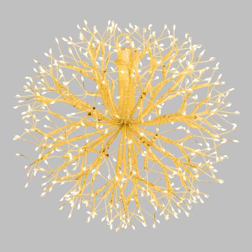 Feuillazur Rungis Branche Sphère Riche Champagne 40cm LED
