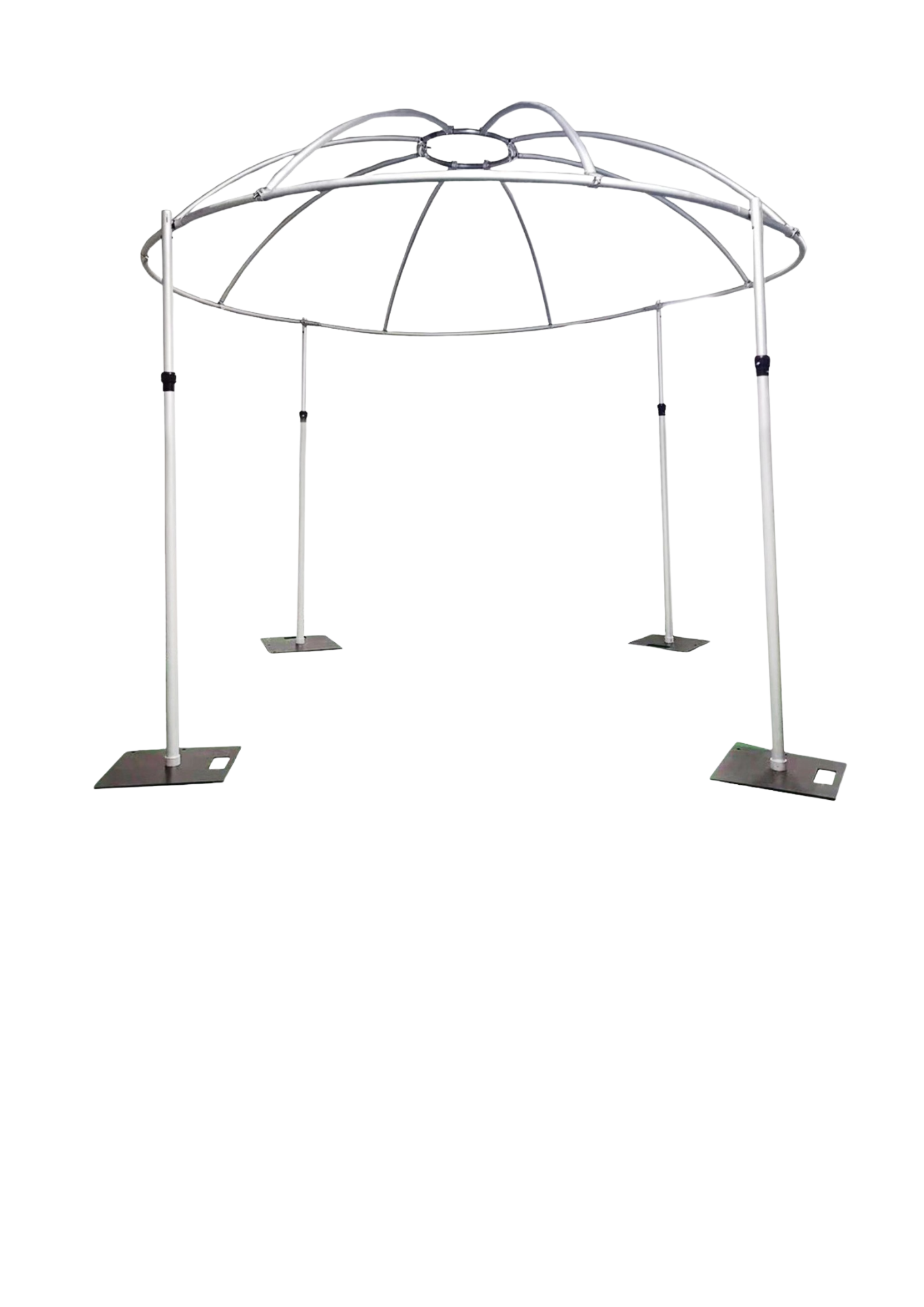 Feuillazur Structures Structure dôme mariage gris événementiel