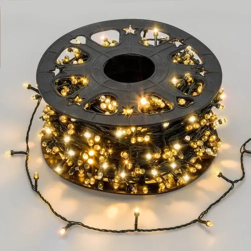 Feuillazur Rungis SLRO 1000 guirlande LED blanc chaud flash chaud 100 m