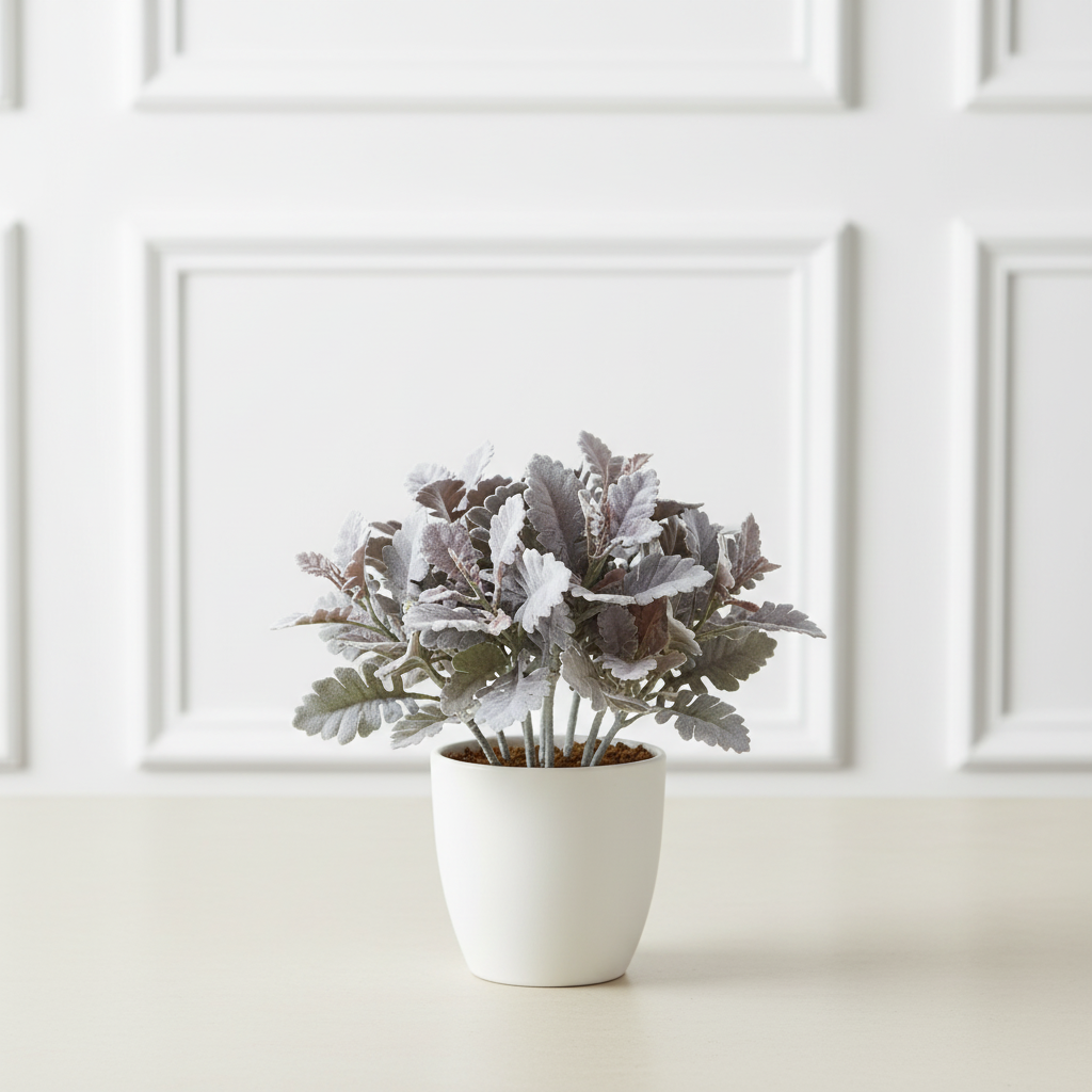 Sia Home Dusty Miller tige feuillage vert 30 cm