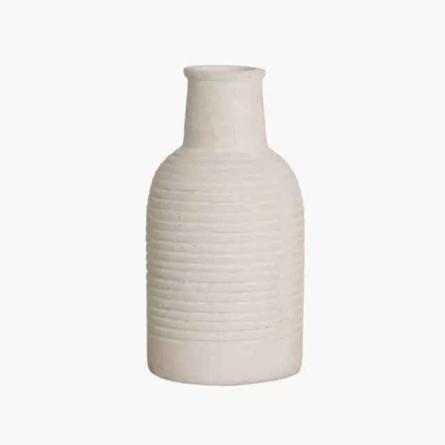Flowrette Dausa vase papier mâché beige 23,5 cm