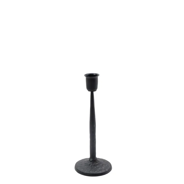 Sia Home Nalia bougeoir métal noir 20.5 cm chandelle