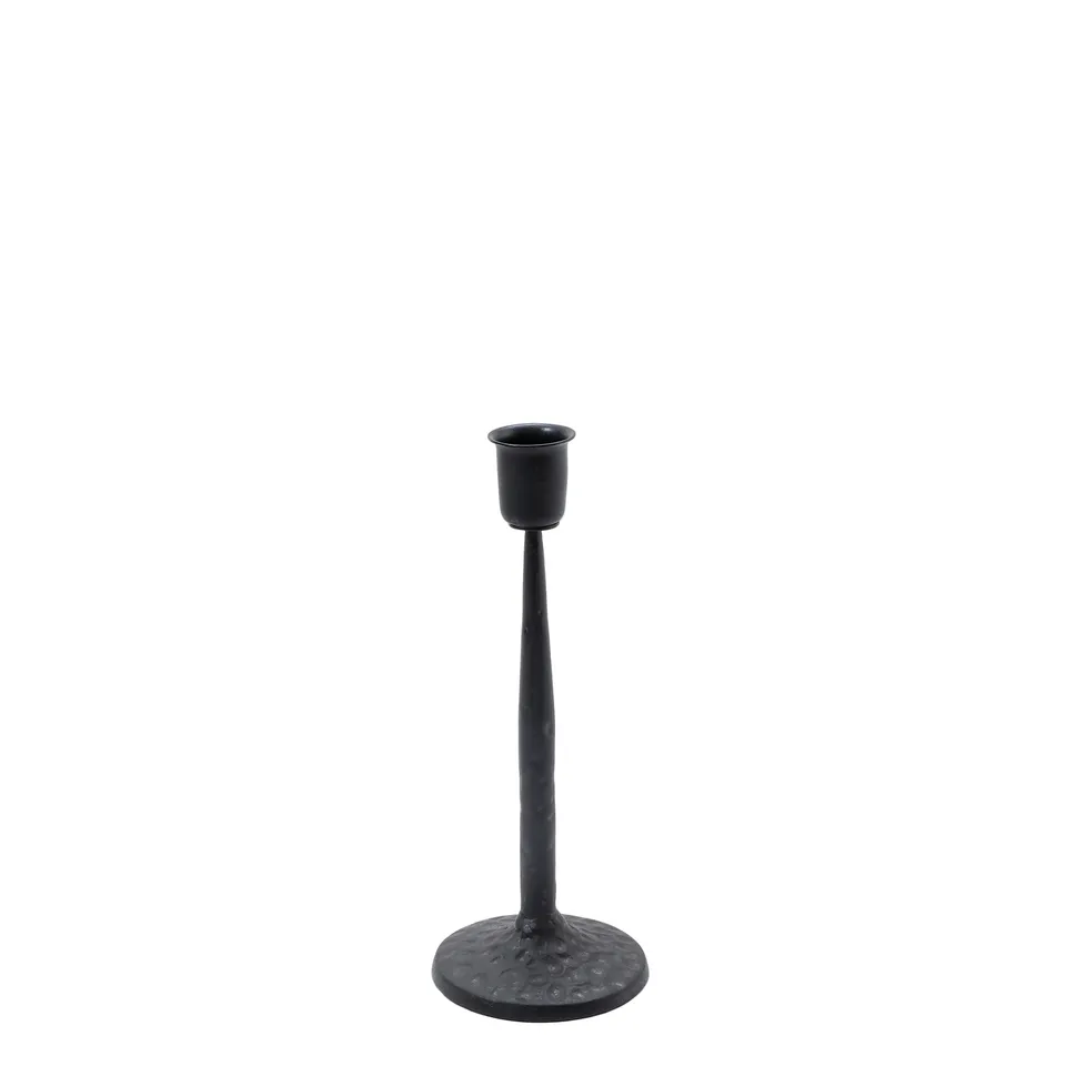 Sia Home Nalia bougeoir métal noir 20.5 cm chandelle