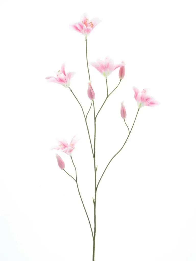 Feuillazur Rungis Branche de Lys Fleur Artificielle Blanc 106cm