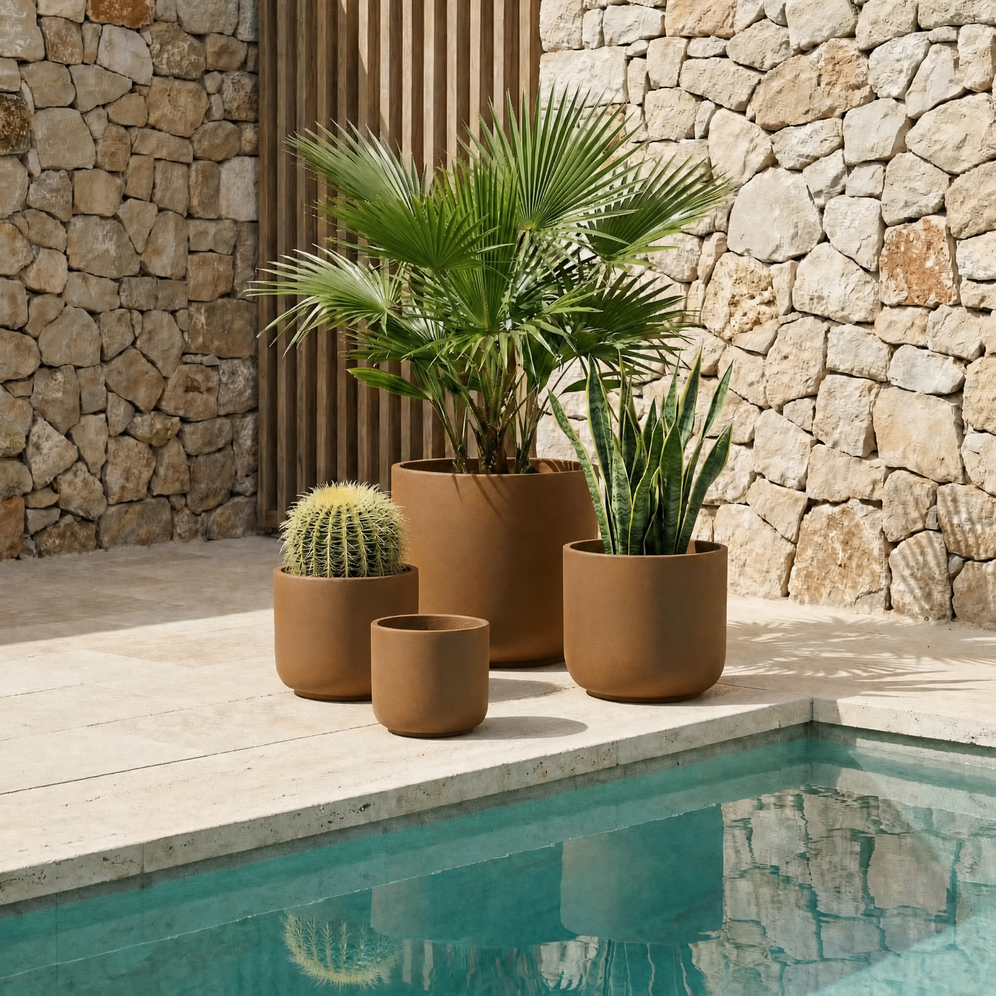Sia Home Cache-pots Terra cache-pot orange terracotta 31 cm