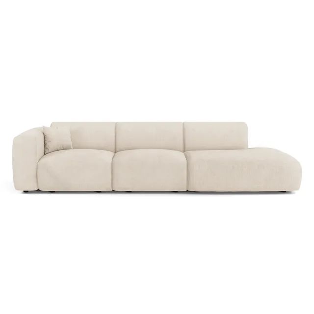 Sia Home Myra canapé gauche crème 5 places assise douce