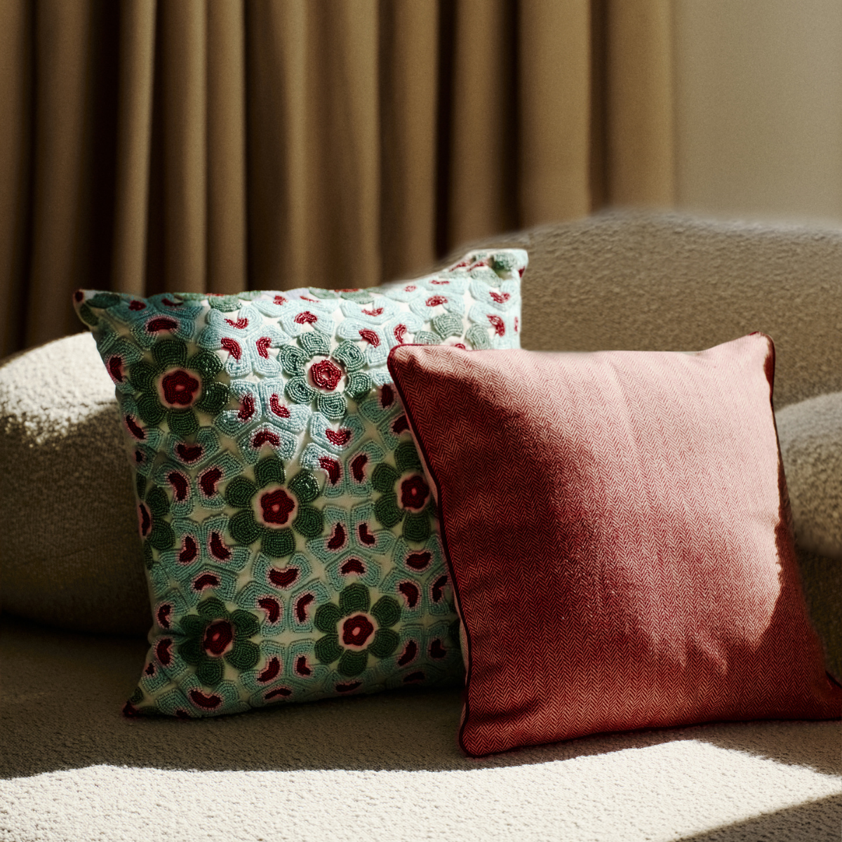 Sia Home Arris housse coussin réversible 40x40 cm
