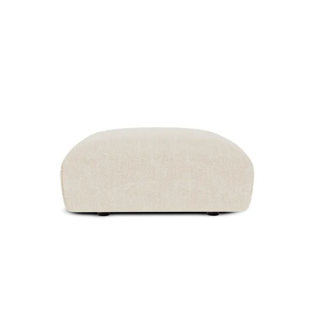 Sia Home Nooma pouf crème - assise modulaire salon