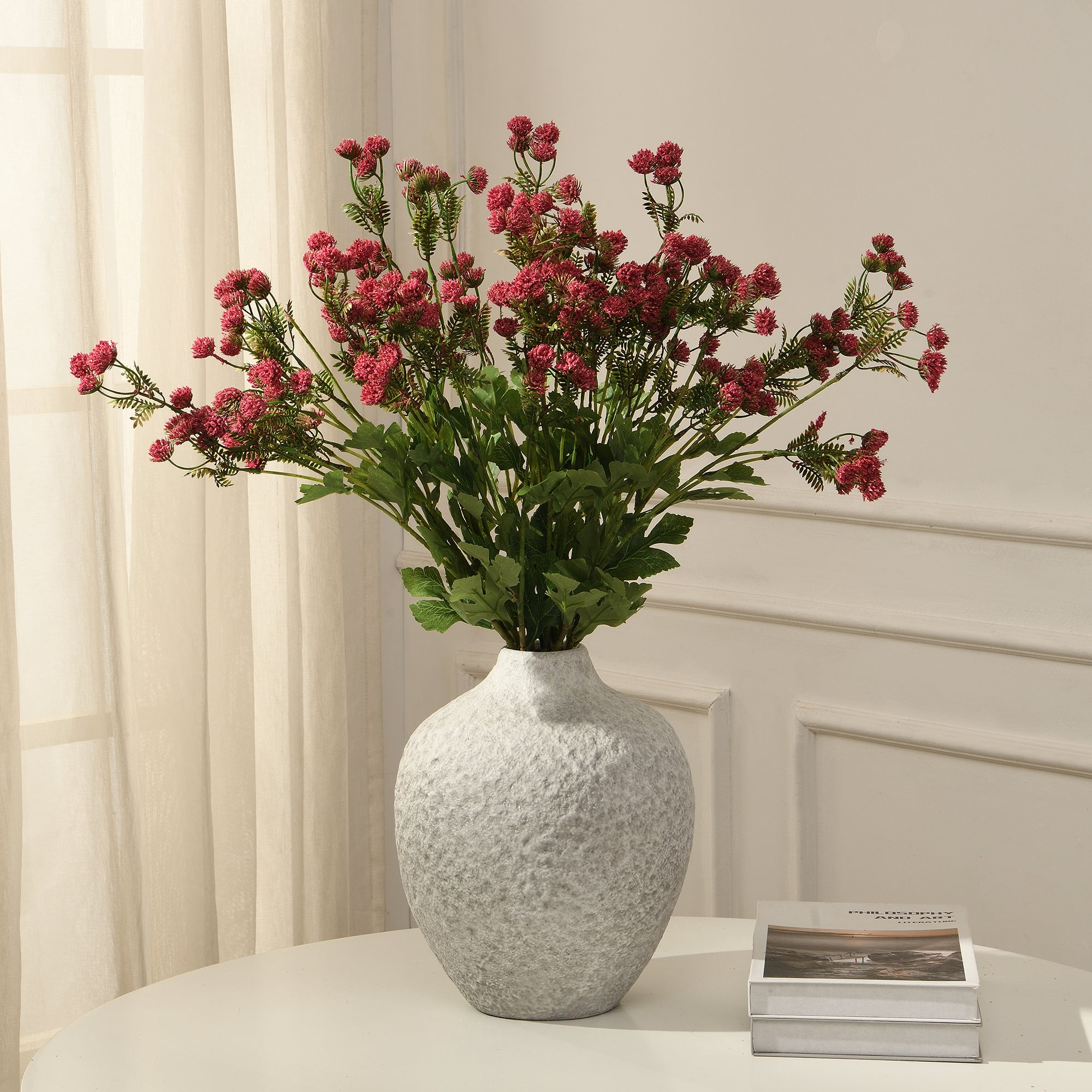 Sia Home Alchémille Tige 68 cm fleur artificielle fuchsia