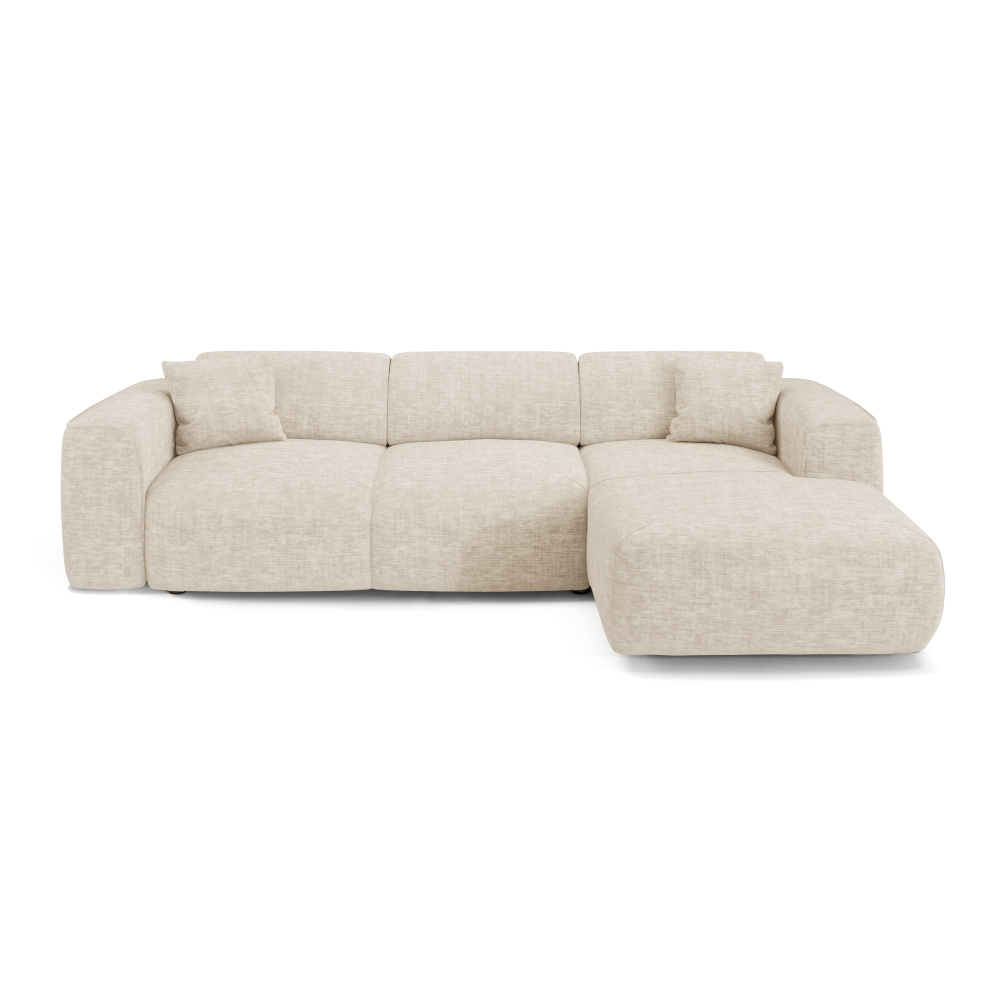 Sia Home Yuma canapé convertible angle droit beige