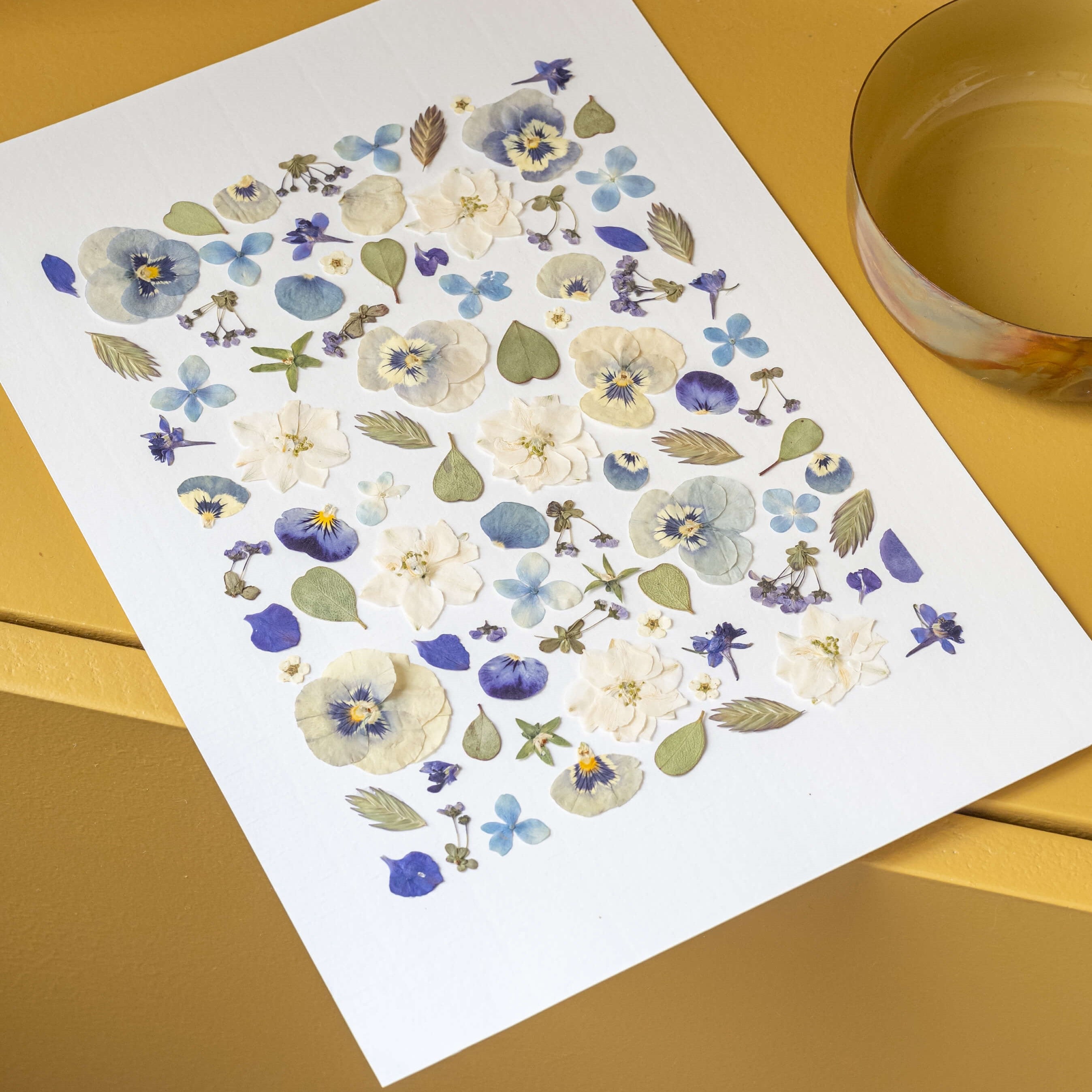 Flowrette Idylle Provençale herbier A4 fleurs séchées