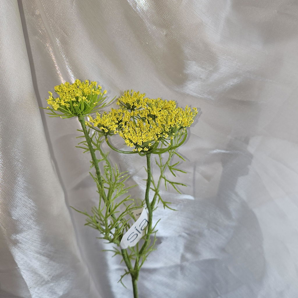 Sia Home Carotte Sauvage 42 cm tige artificielle jaune