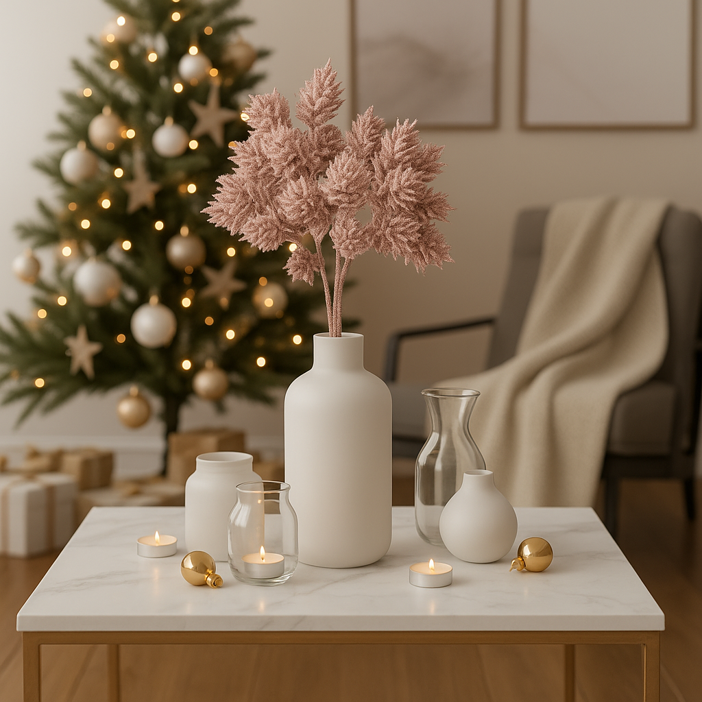 Sia Home Izia Noël branche pin pailletée 38 cm doré