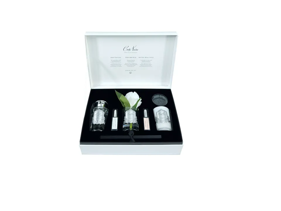 Côte Noire Gift Packs GP05 coffret rose Cashmere bougie
