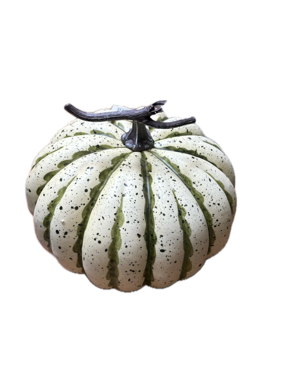 Feuillazur Rungis Citrouille réaliste verte déco automne