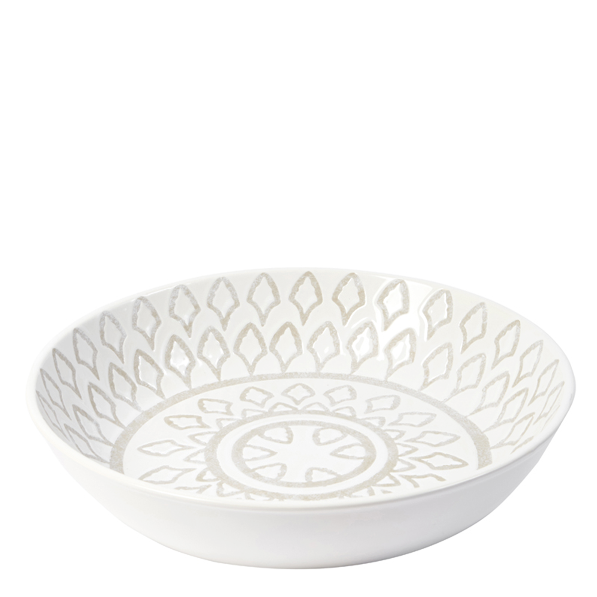 Sia Home Vaisselle Unicorn plat creux grès crème 41 cm
