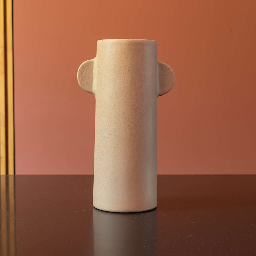 Flowrette Vases Totem vase grès fait main bouquet M L