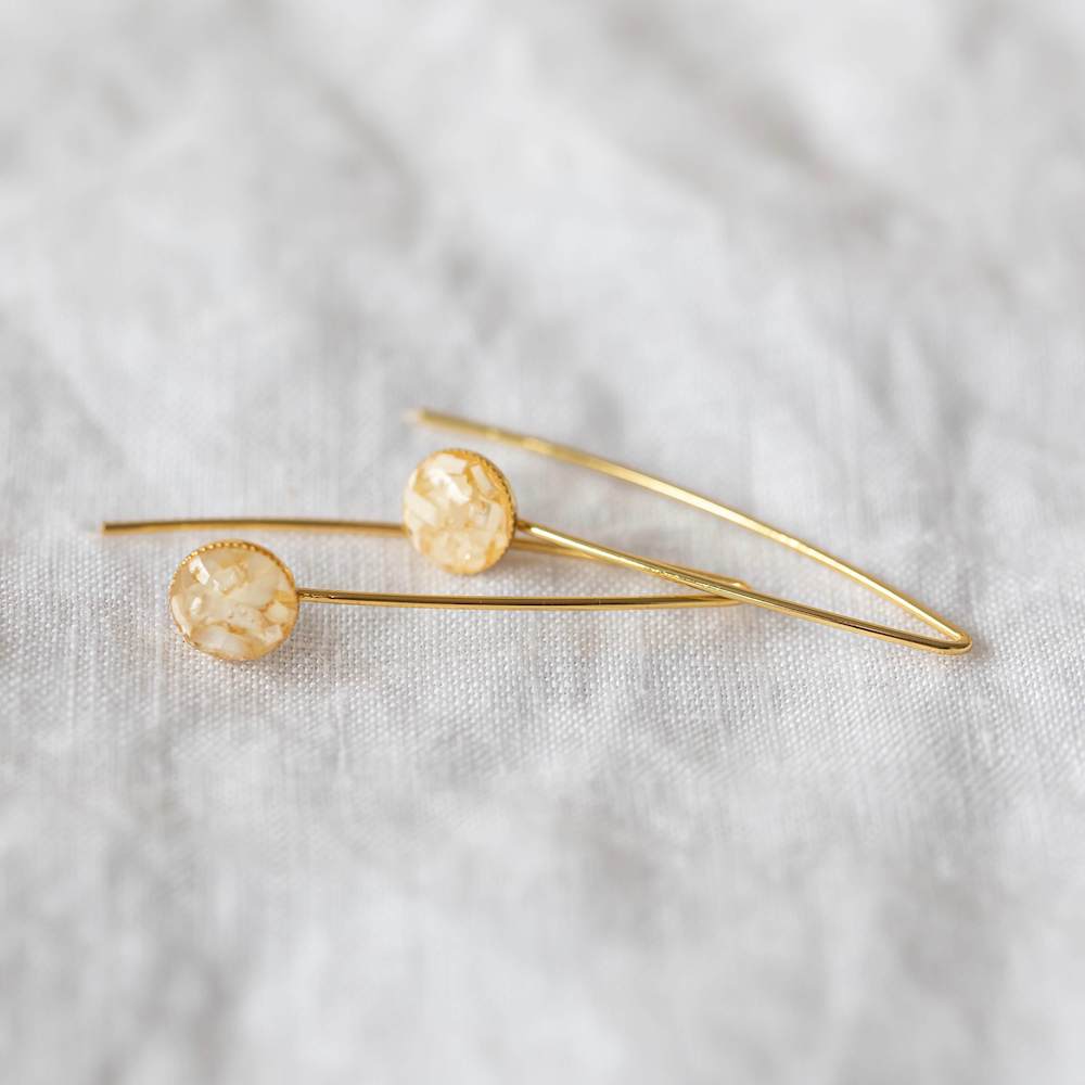 Flowrette Loisirs créatifs Kit boucles d’oreilles blanches DIY