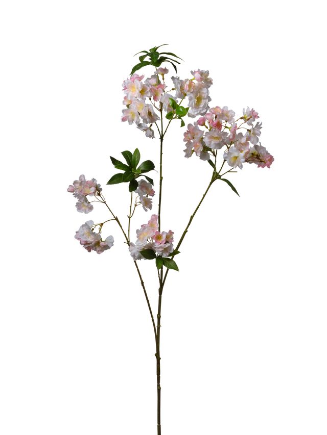 Feuillazur Rungis Branche de blossom 108cm fleur rose