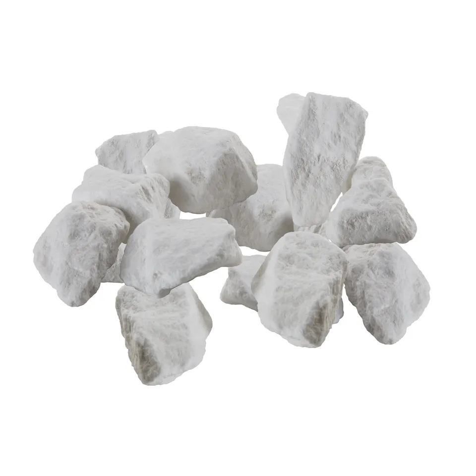 Sia Home Pierres vase décoratif blanc 18 cm