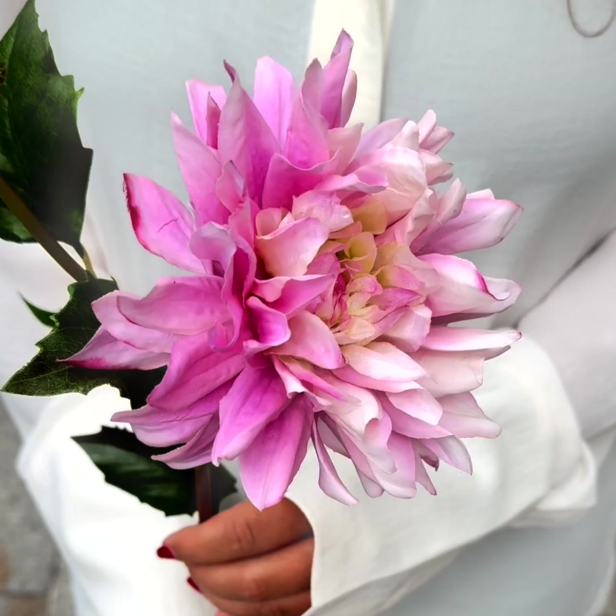 Sia Home Estiva tige fleur artificielle rose 20 cm
