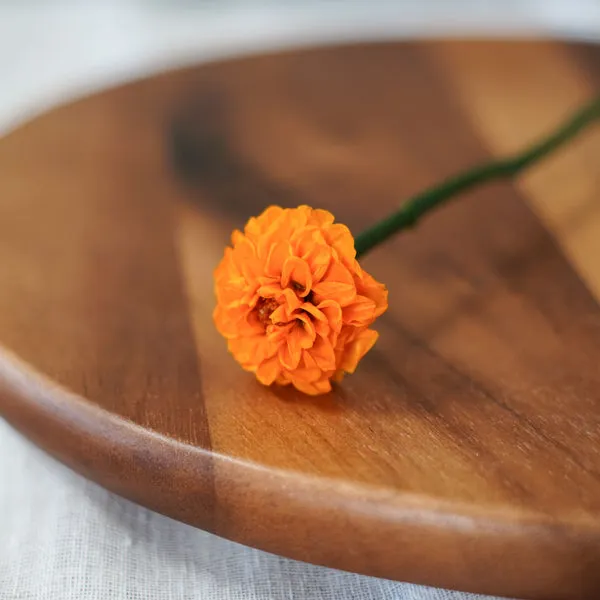 Flowrette Dahlia stabilisé orange fleur séchée à l'unité