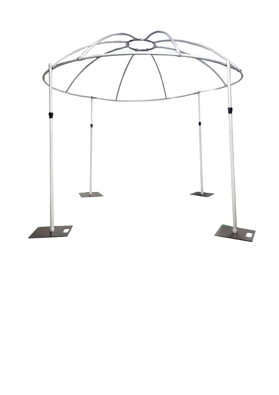 Feuillazur Structures Structure dôme mariage gris événementiel