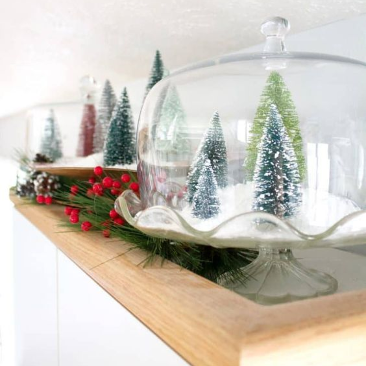 Sia Home Neige artificielle pour vase blanc 350ml