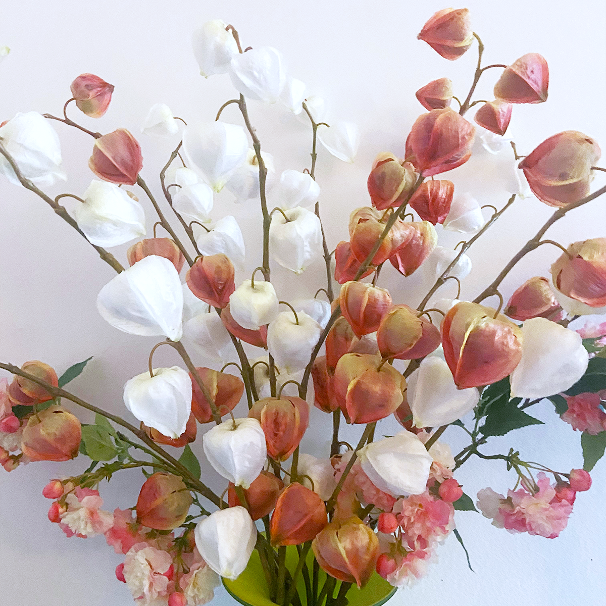 Sia Home Physalis Marly tige artificielle rose 54 cm