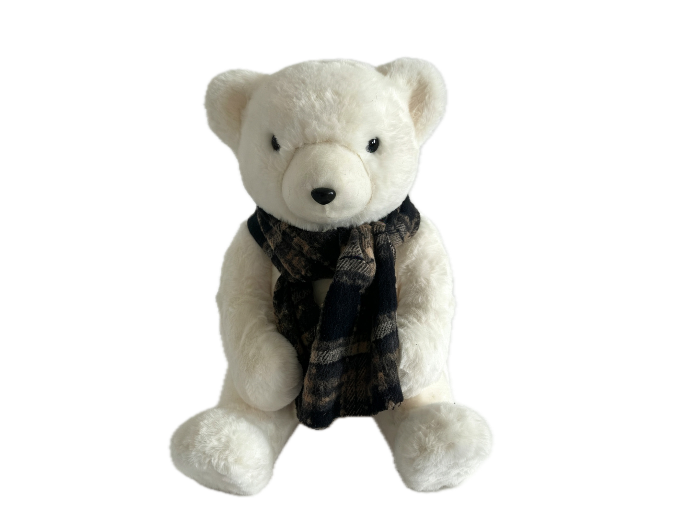 Feuillazur Rungis Ours Blanc Petit personnage Noël 36 cm