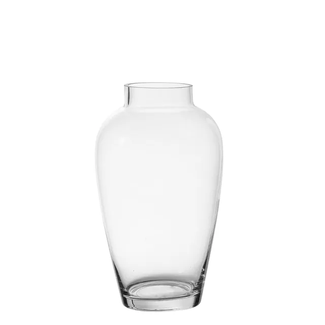 Sia Home Évasé vase transparent verre 27 cm