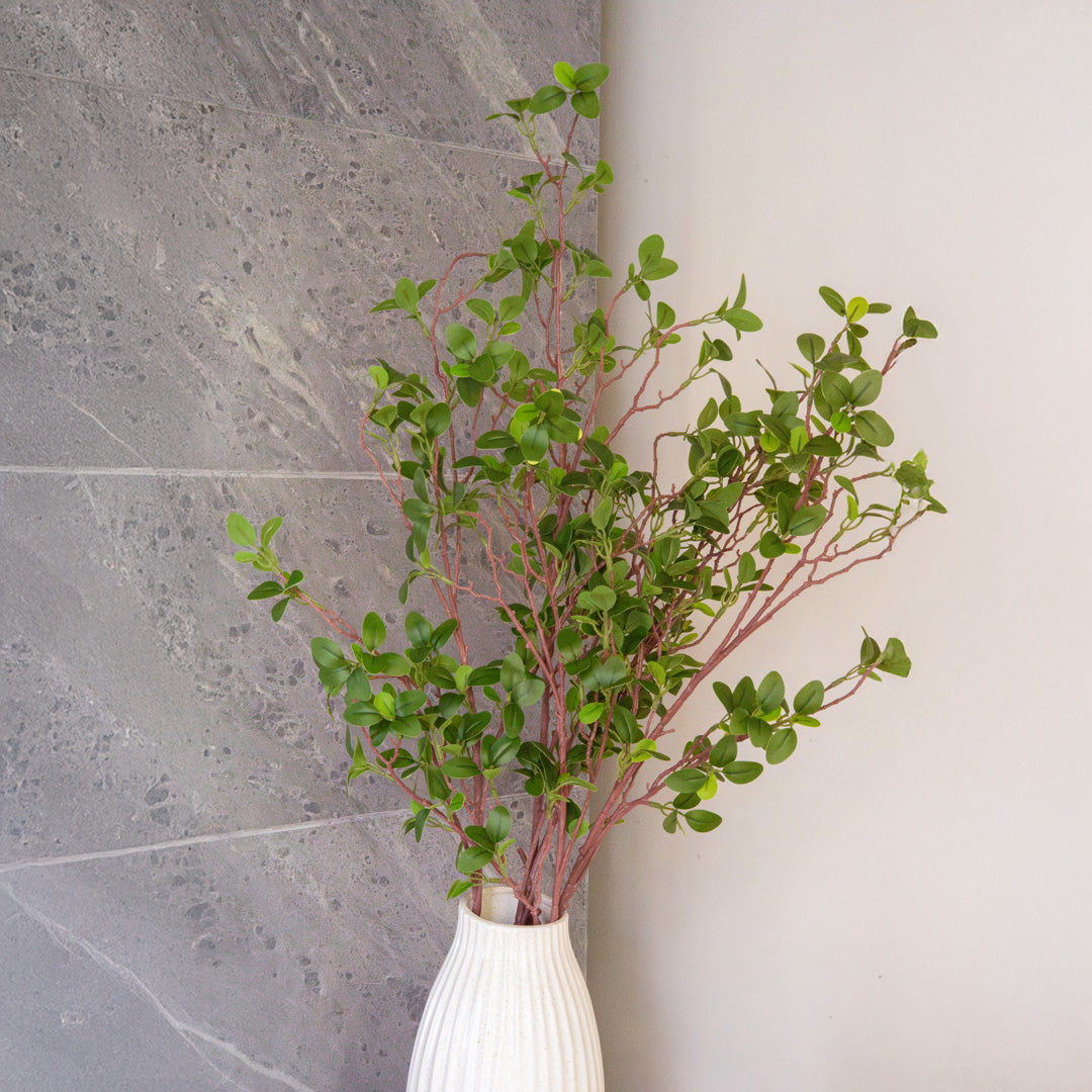 Flowrette branche Milan artificielle feuillage vert tige volume