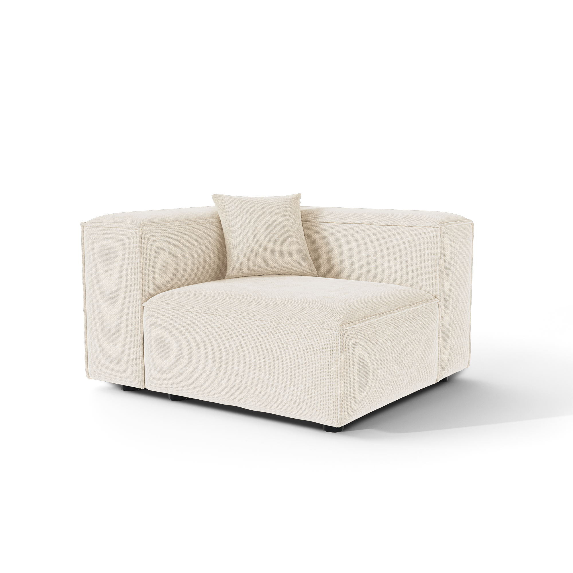 Sia Home Cubi module d'angle gauche crème canapé