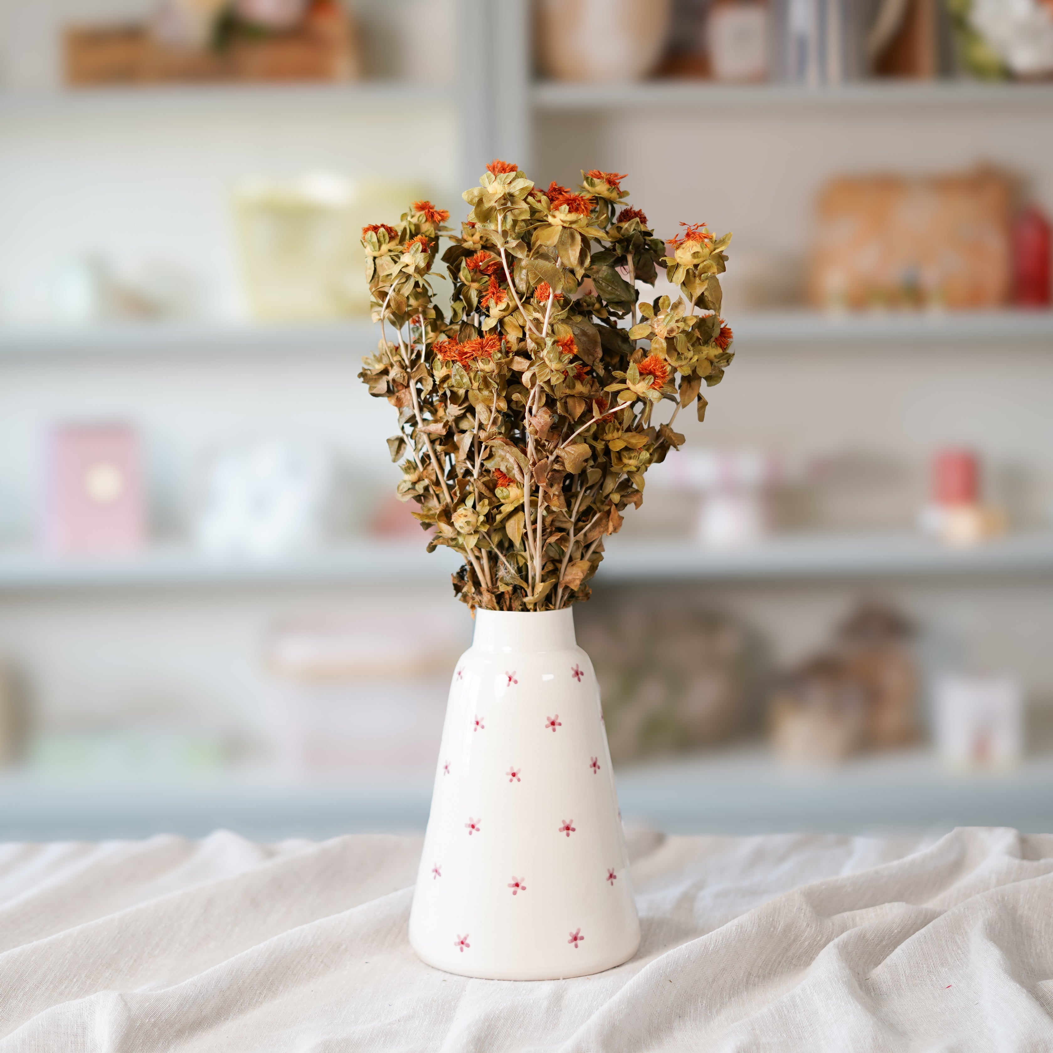 Flowrette Carthame fleurs séchées botte orange x1