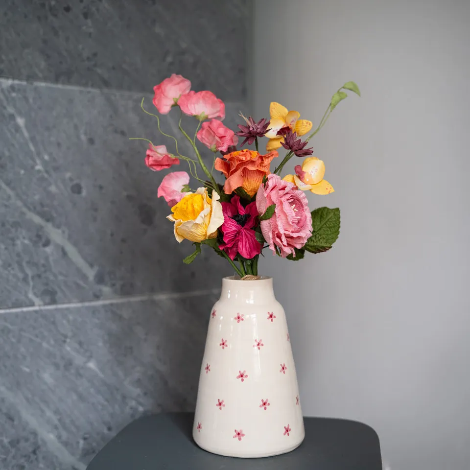 Flowrette Molière bouquet fleurs en papier sans entretien