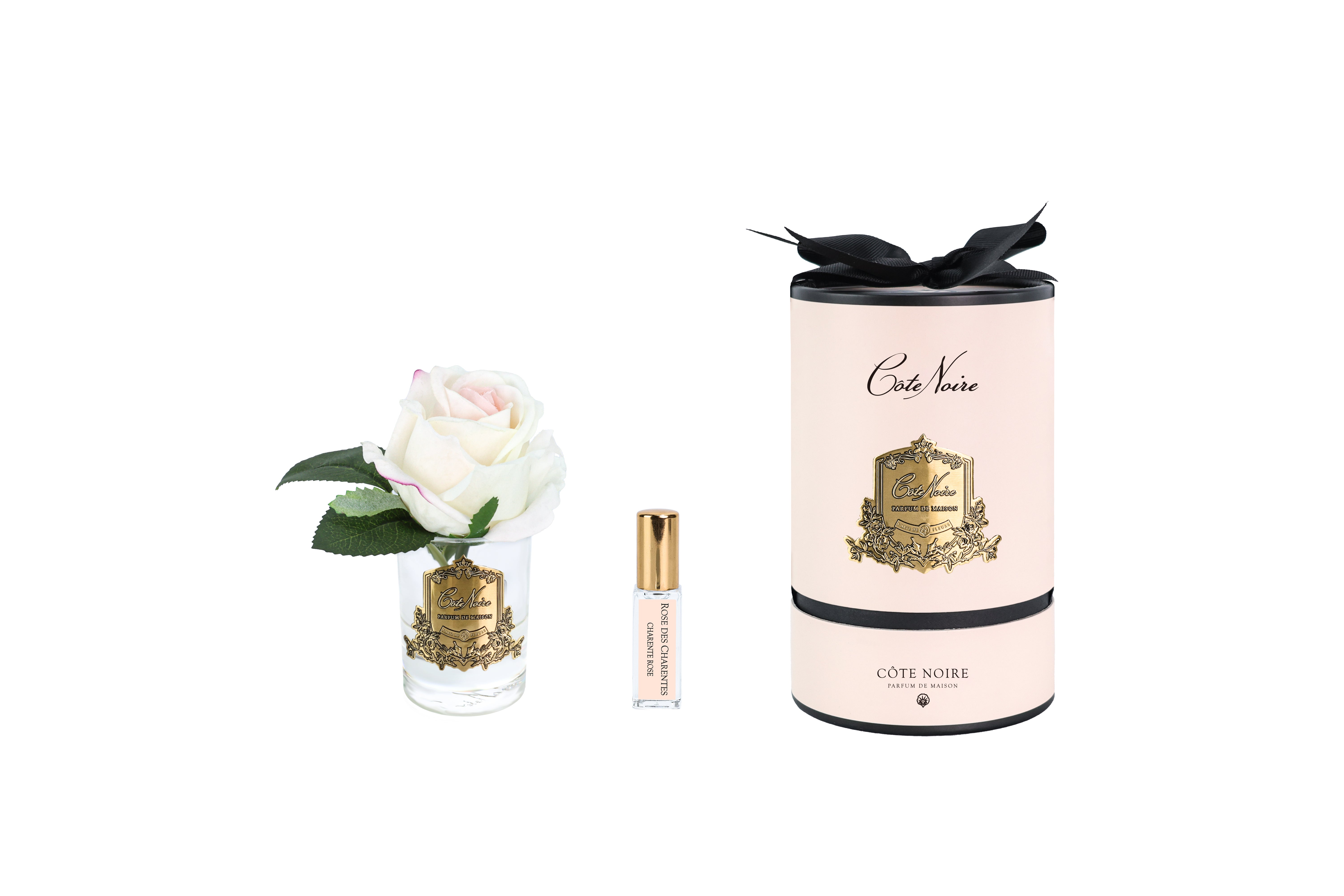 Côte Noire Rose Bud Blush Verre Transparent RMR42