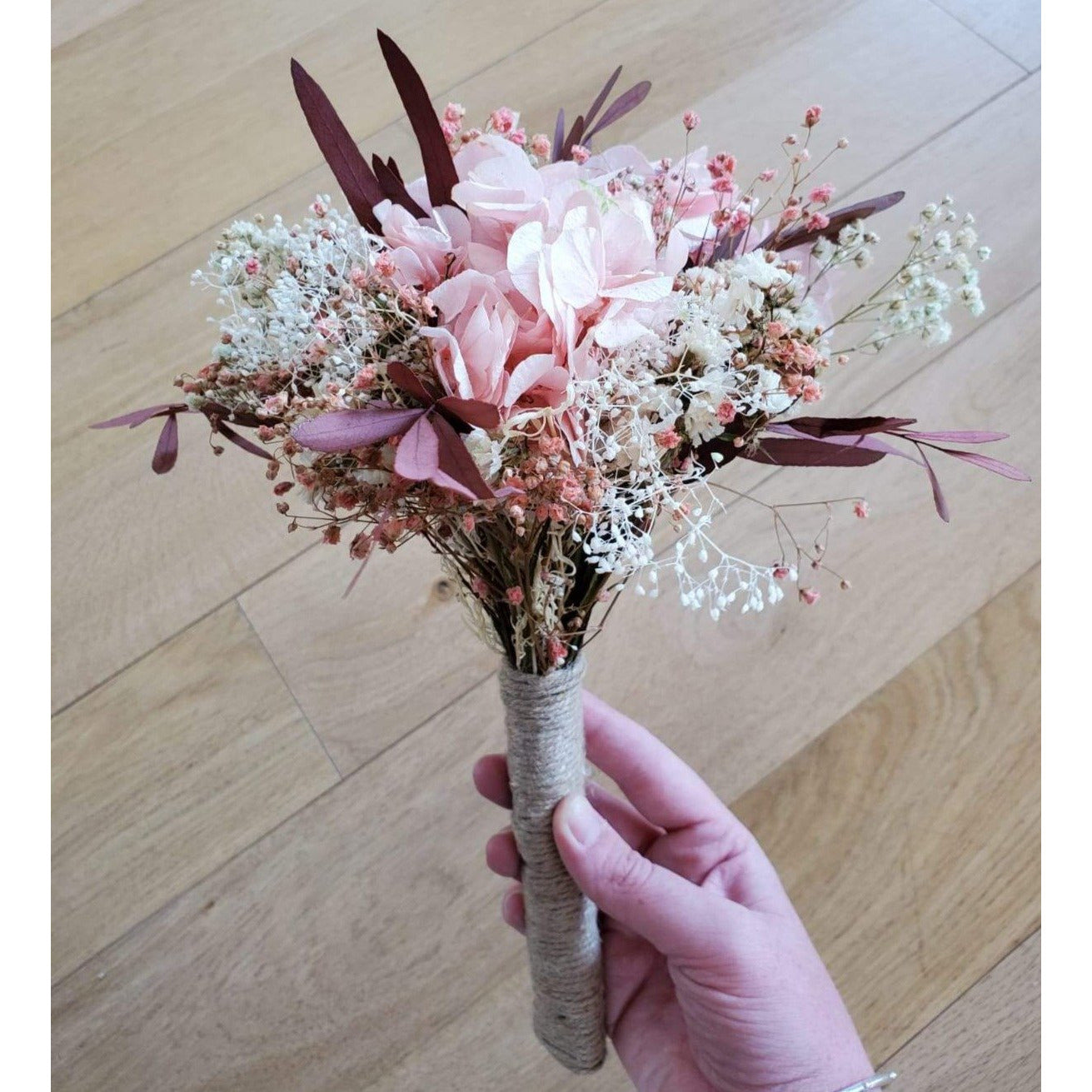 Ateliers Ouchamp Mariage Rue de Prague bouquet mariée hortensia