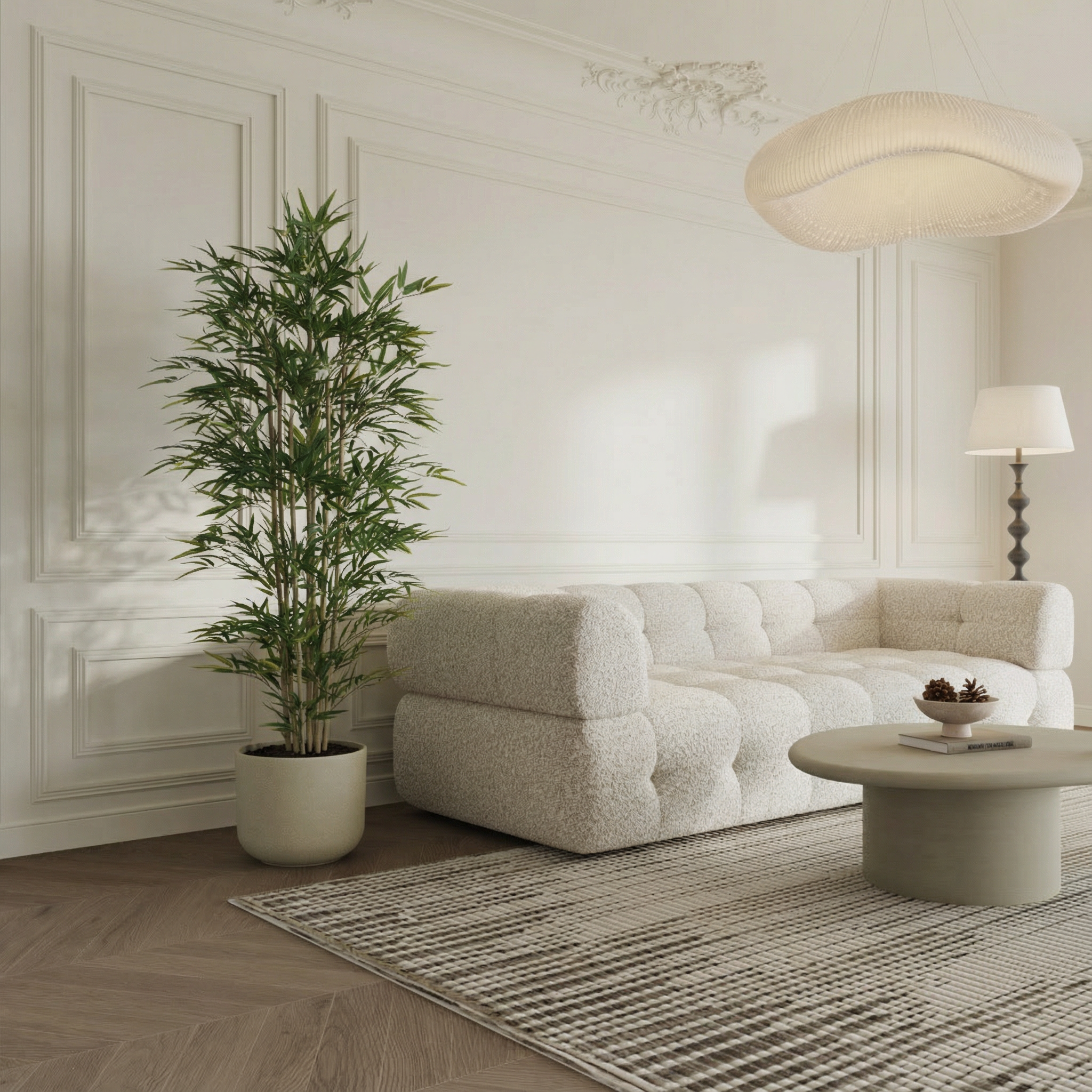 Sia Home Arbres artificiels Bambou en pot 180 cm arbre vert