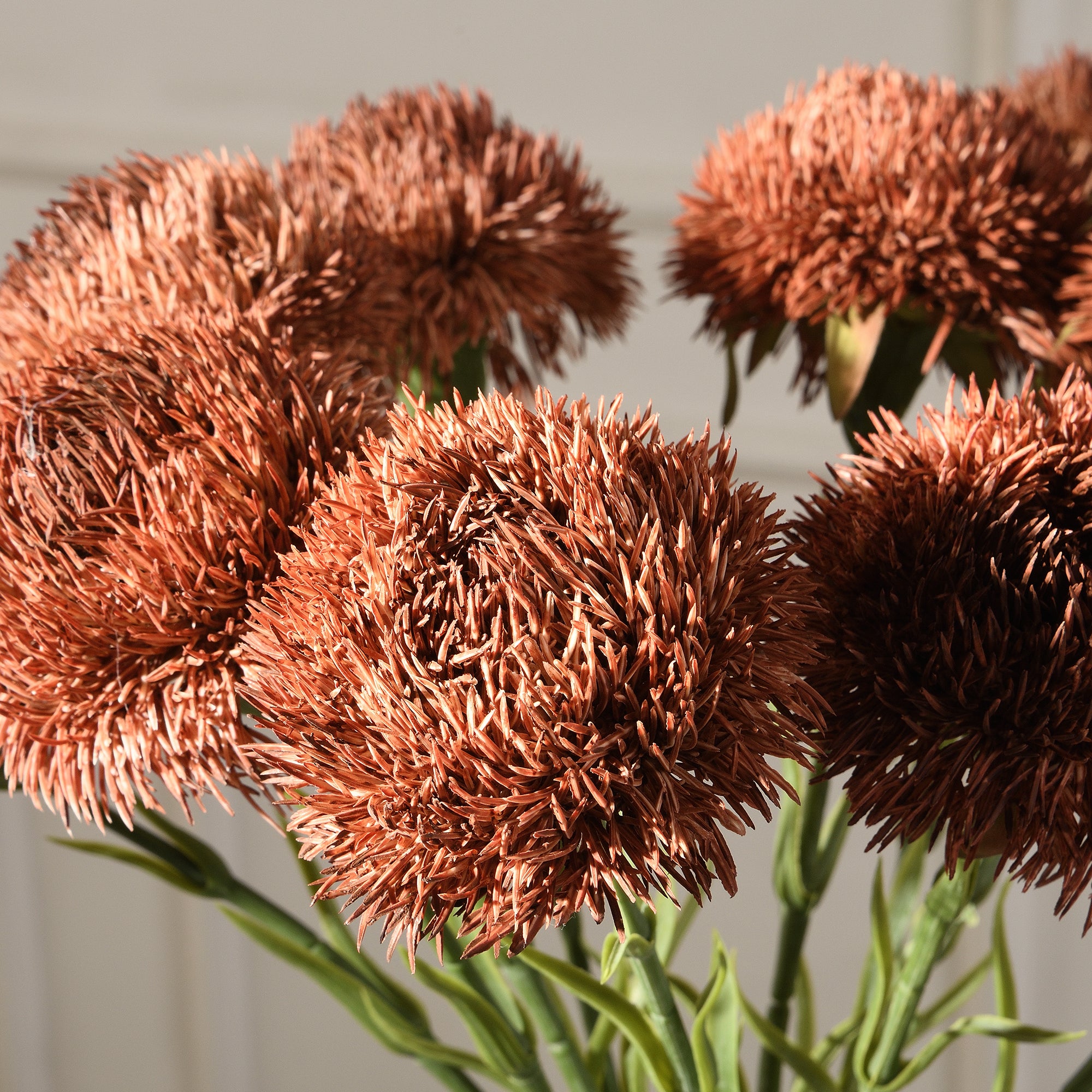 Sia Tiges de Fleurs Chardon 60 cm fleur artificielle rose pâle