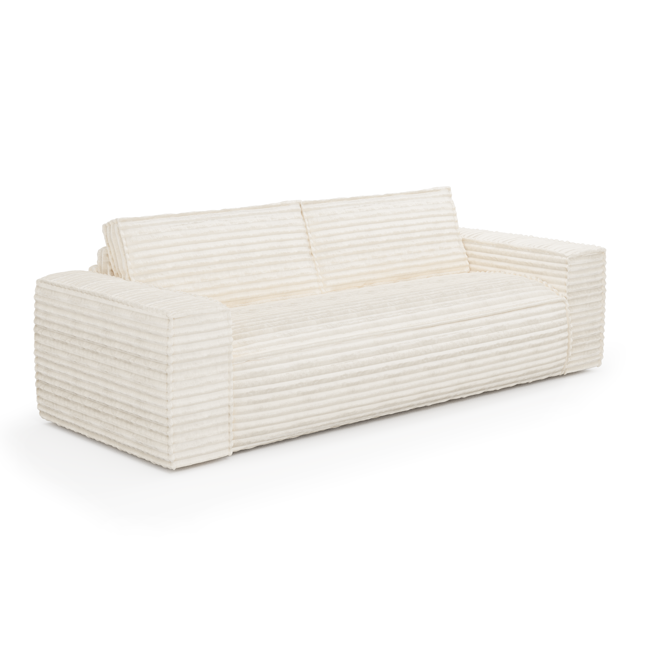 Sia Home Joan canapé convertible 140 cm crème matelas mémoire