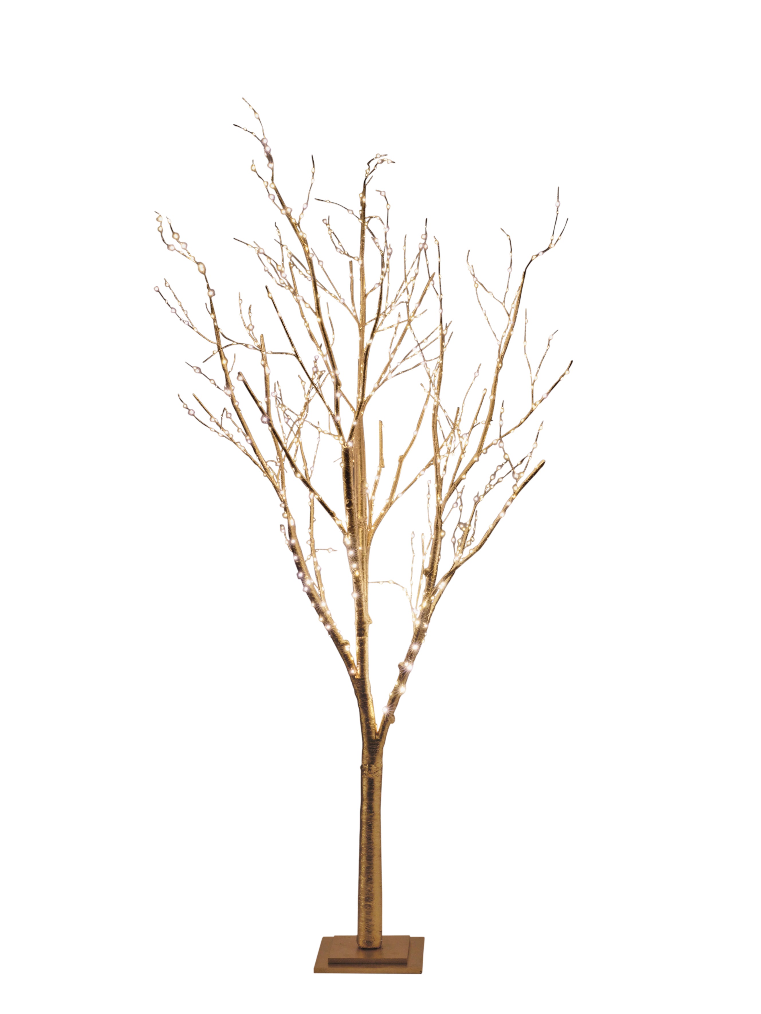 Feuillazur Rungis Produits de saison arbre or lumineux 210cm 720 LED