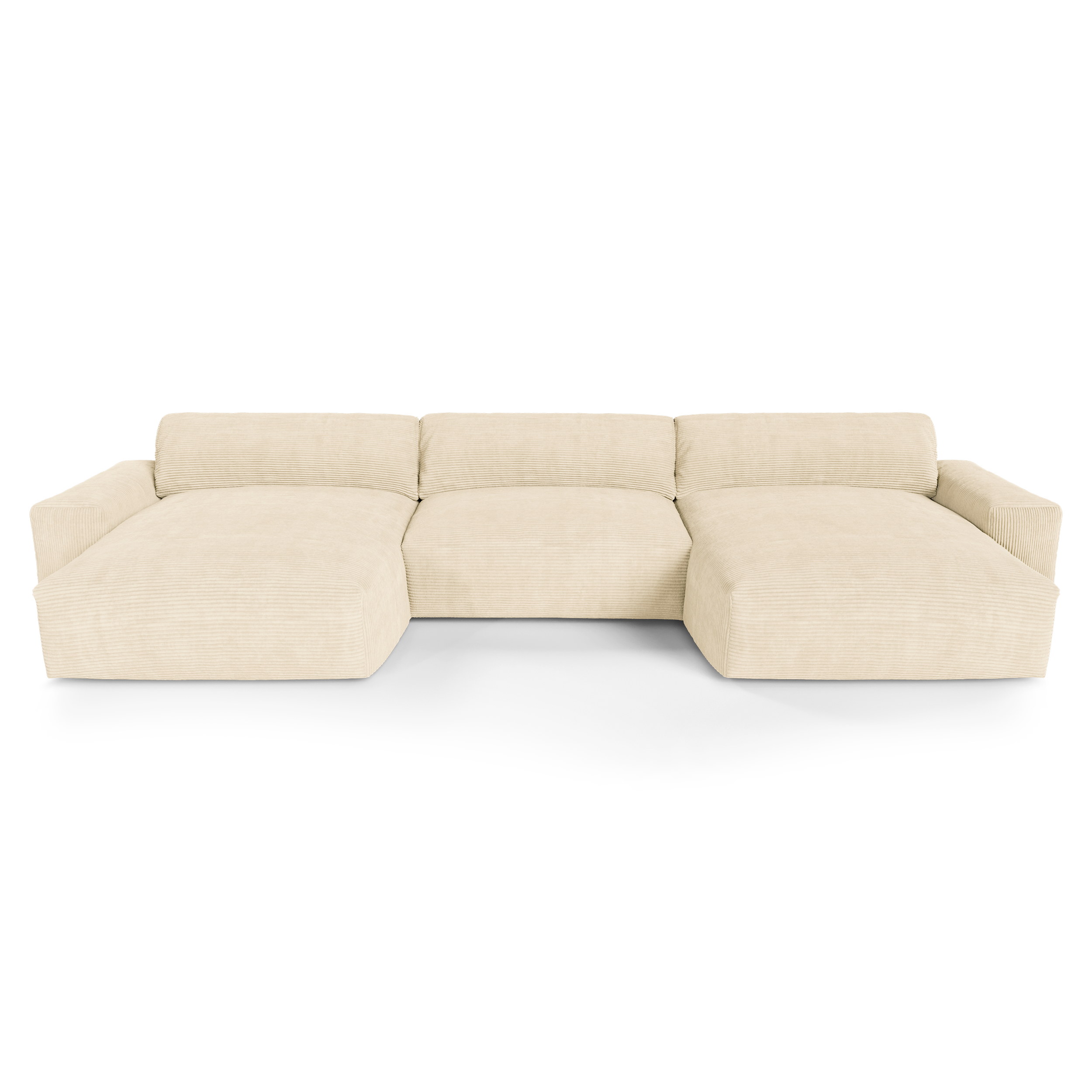 Sia Home Bliss canapé panoramique crème 5 places