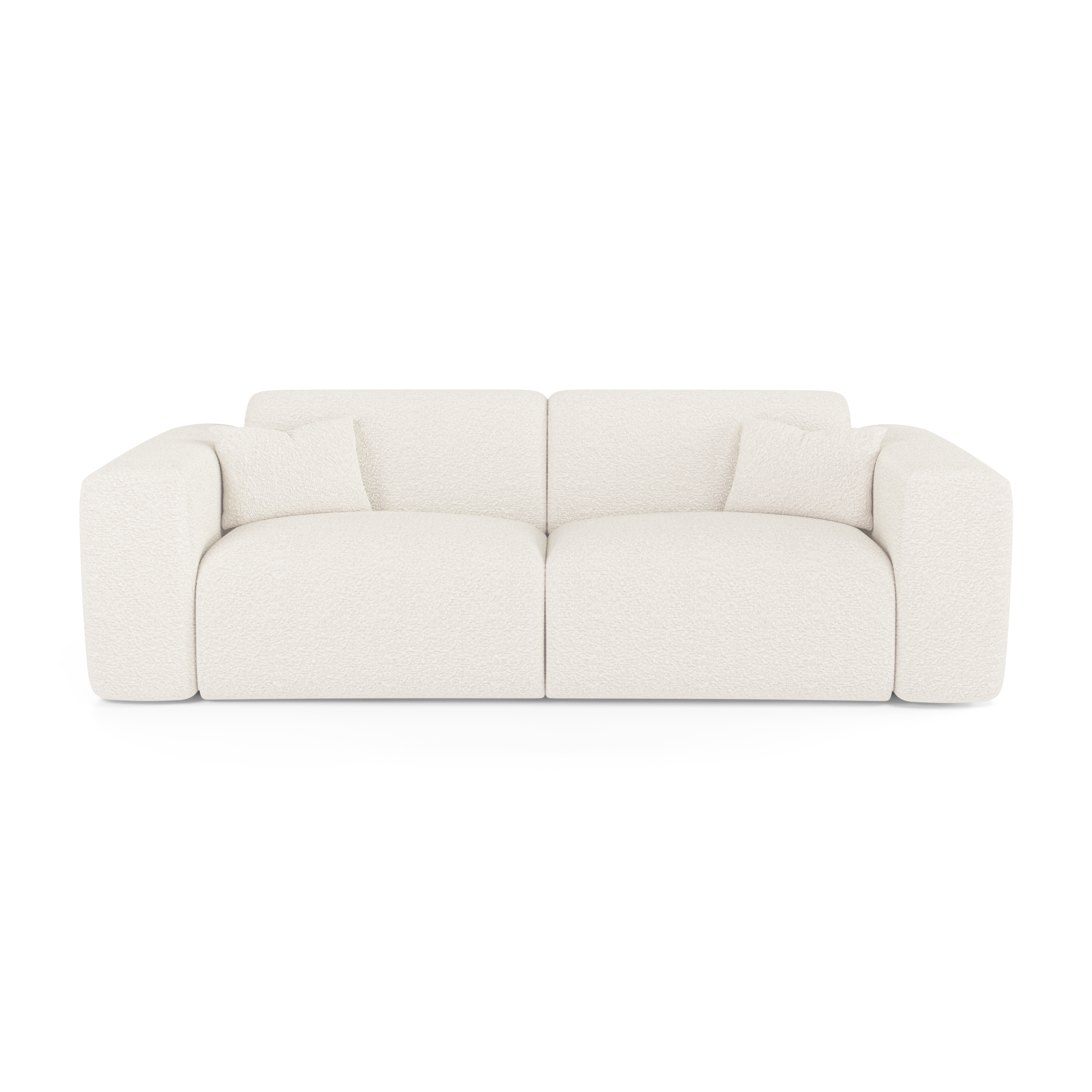 Sia Home Myra canapé convertible crème assise arrondie
