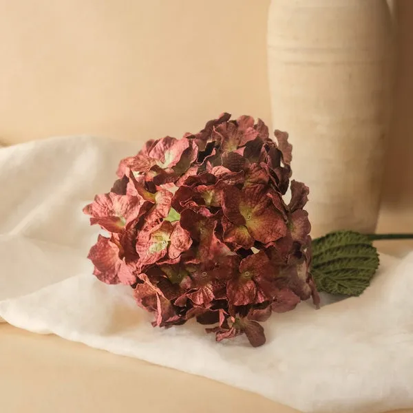 Flowrette Hortensia prune large fleur papier