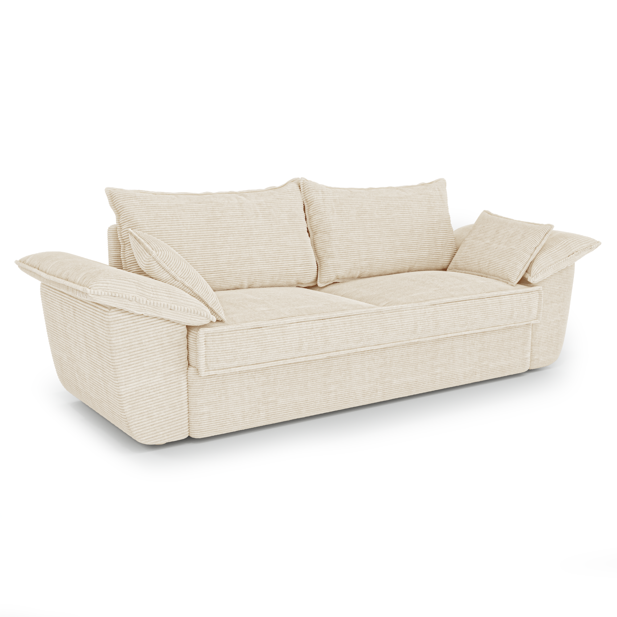 Sia Home Sasha canapé 3 places crème confort enveloppant