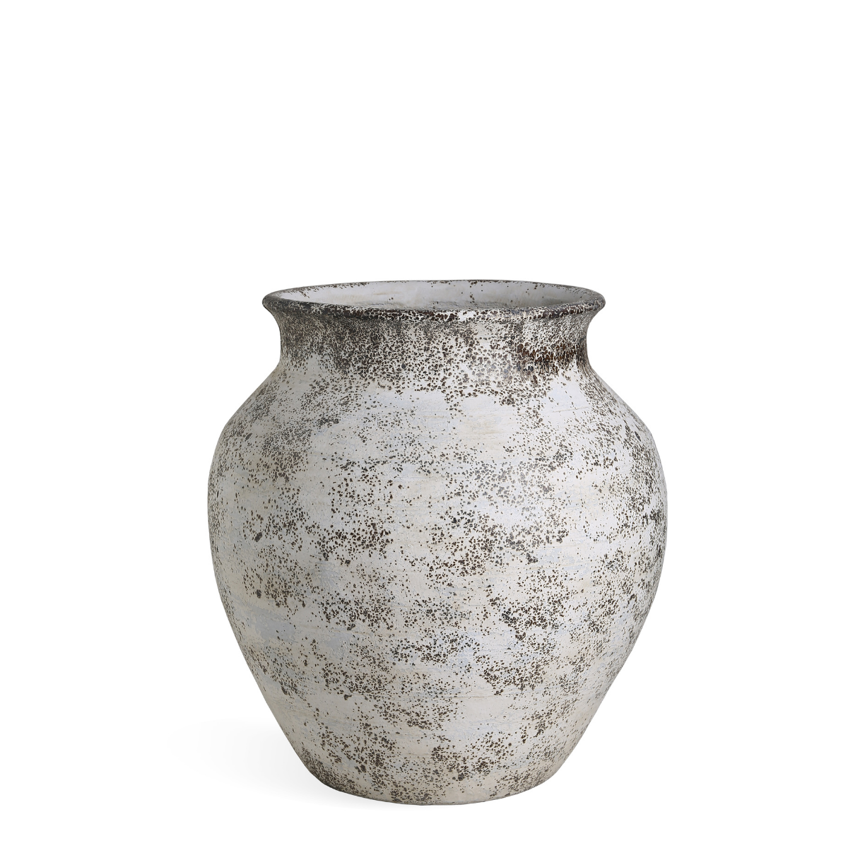 Sia Cache-pots Antica Cache-Pot Évasé 51 cm Crème Ciment