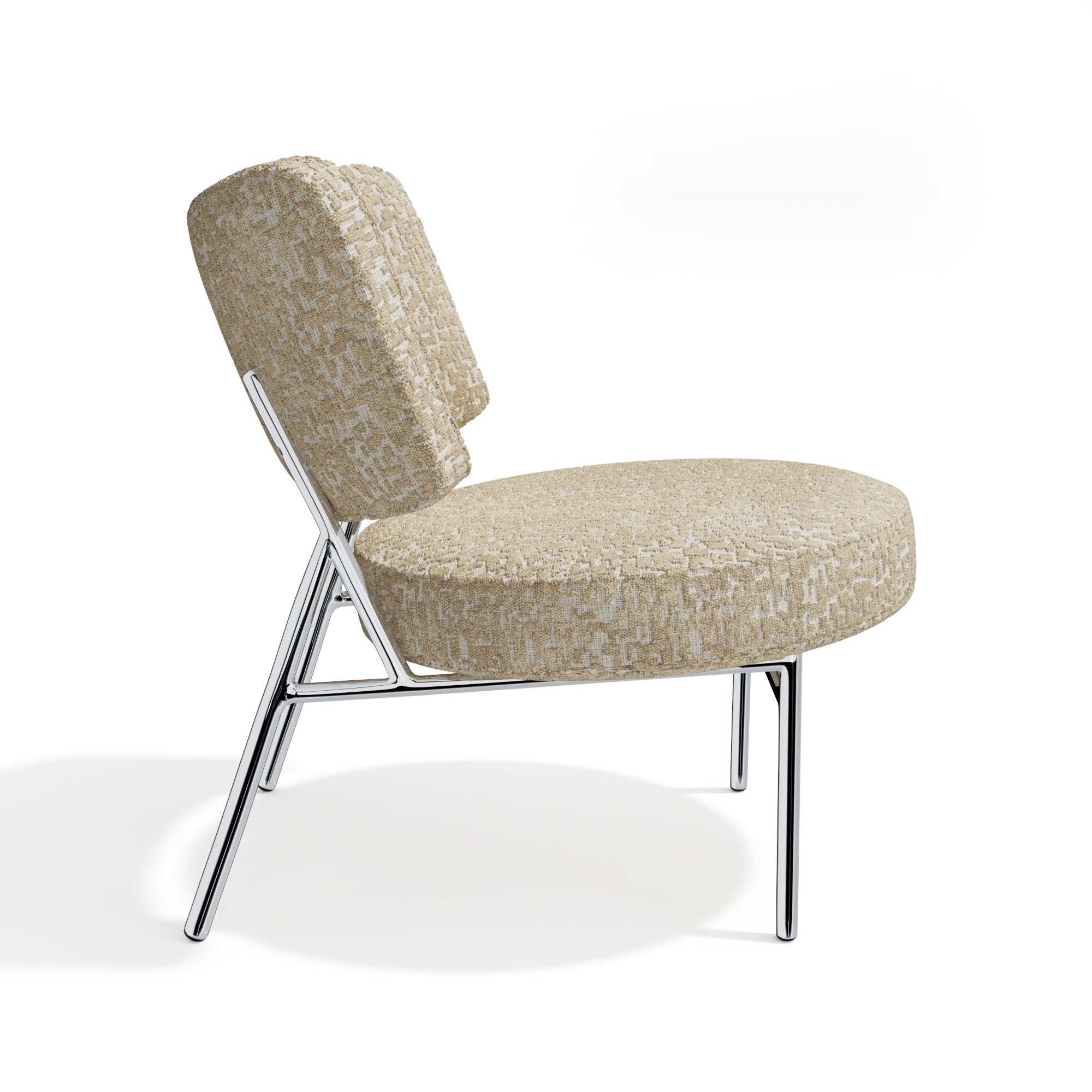 Sia Home Iggy fauteuil beige compact assise accueillante