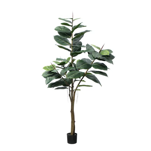 Sia Home Hévéa en Pot arbre artificiel vert 180 cm