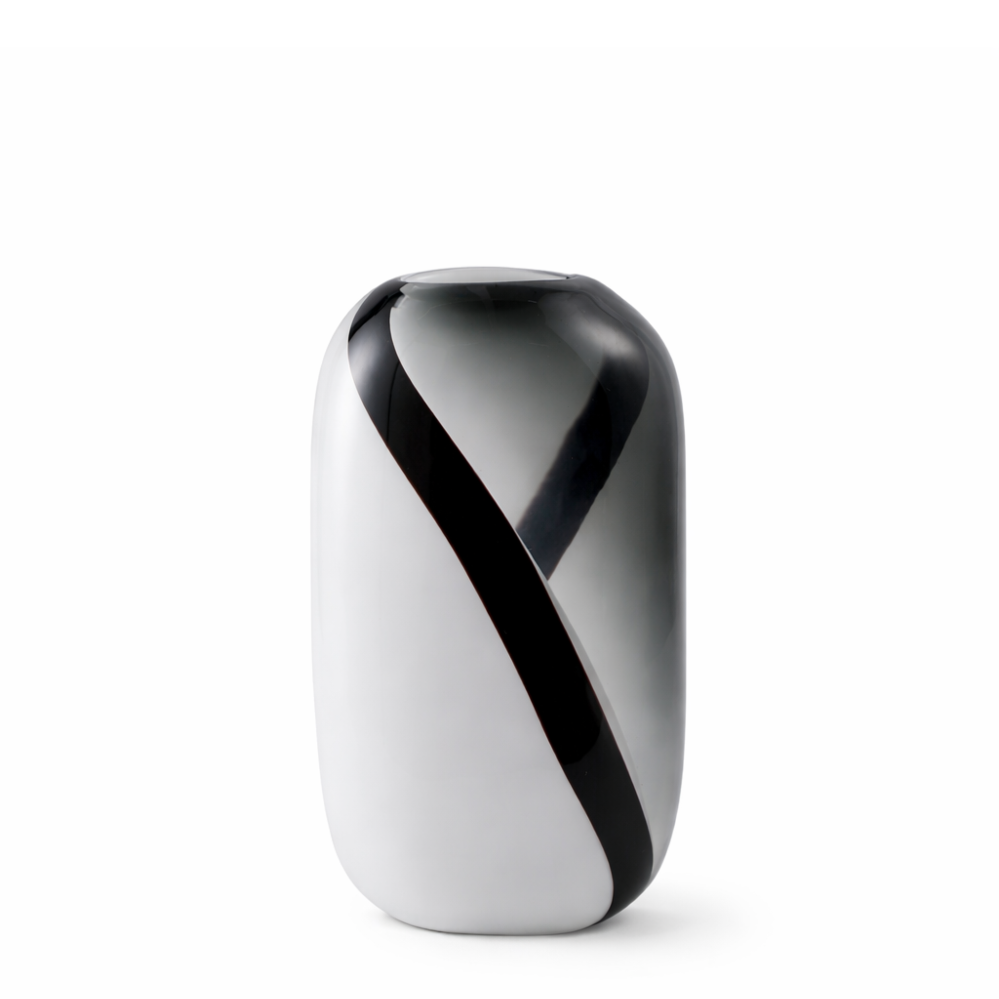 Sia Home Alaska vase verre soufflé blanc 32 cm