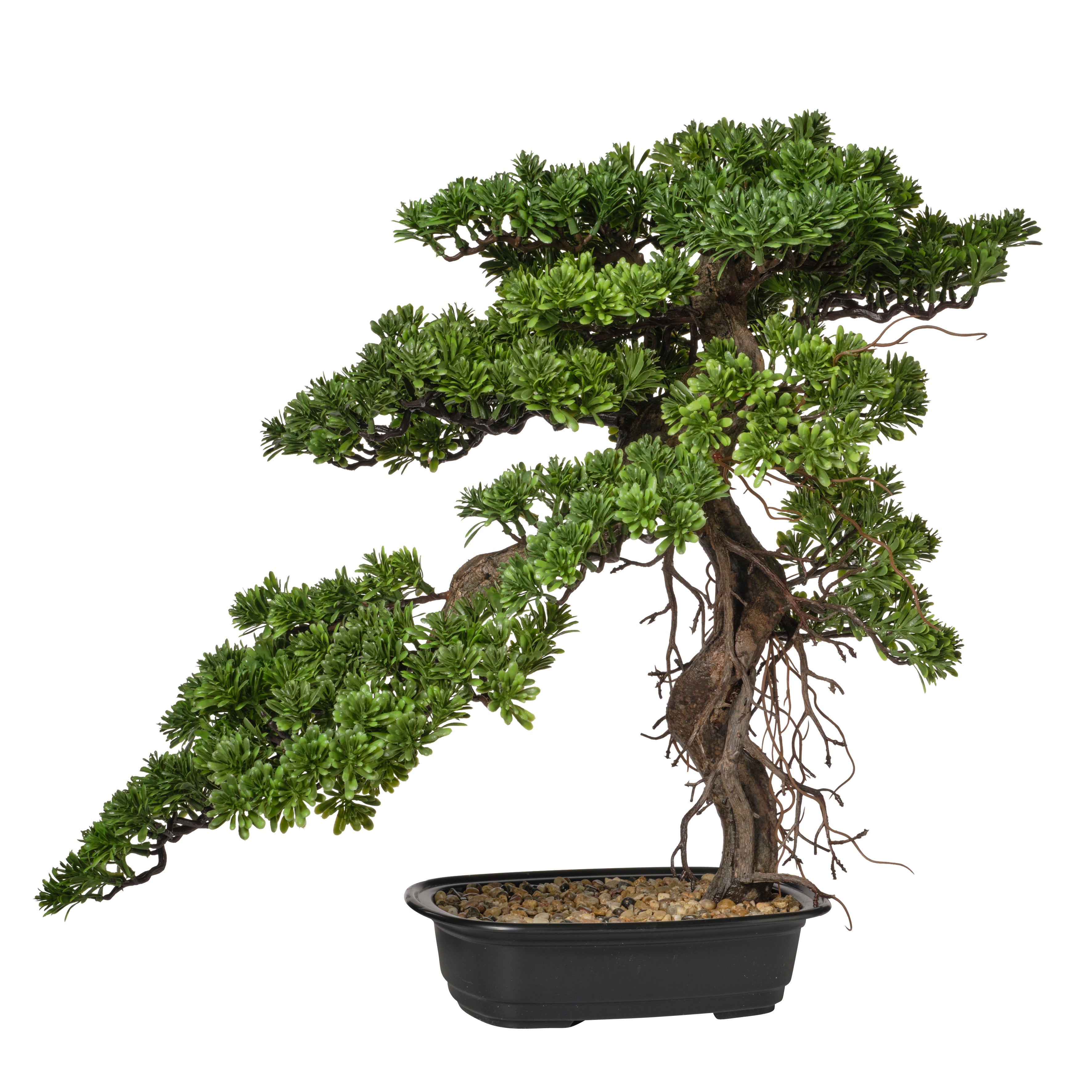 Feuillazur artificiels Bonsaï plante artificielle vert 61cm